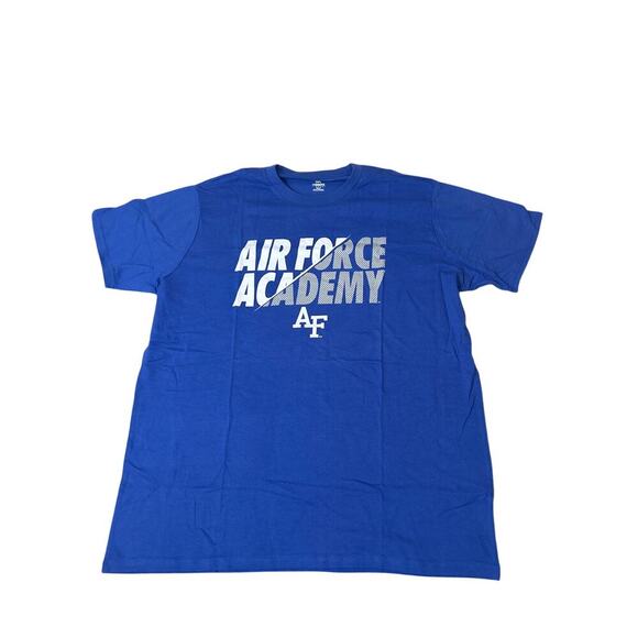 NEW Air Force Academy T-shirt blue/white men's SZ XL - Picture 1 of 5